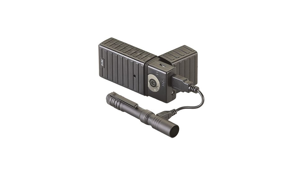 Streamlight MicroStream Ultra-Compact USB Rechargeable Personal Light, 250/50 Lumens w/ 5in USB Cord and Lanyard, Box, Blue, 66606
