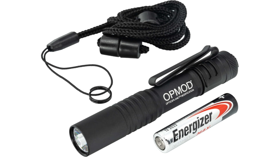 Streamlight OPMOD MicroStream LED Pen Flashlight, AAA, 45 Lumens, 66318OPMOD