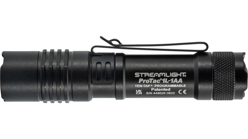 Streamlight OPMOD PROTAC 1L LED Flashlight, -1AA Ultra-Compact, White, 350 Lumens, Black, 88061OPMOD