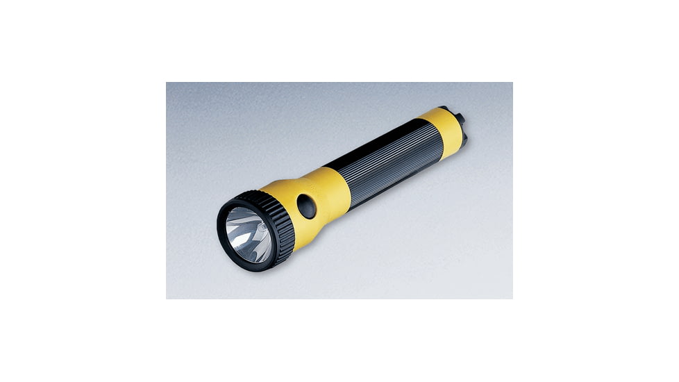 Streamlight PolyStinger Xenon Flashlight, Yellow, AC-DC Charger &amp; 2 Holders