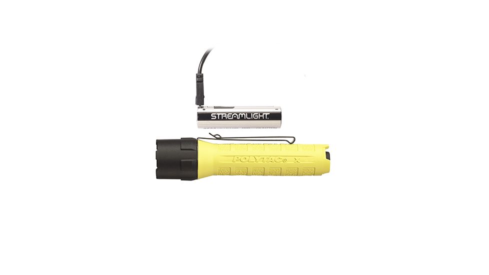 Streamlight Polytac X USB - 18650 Battery And USB Cord, Yellow, 88614
