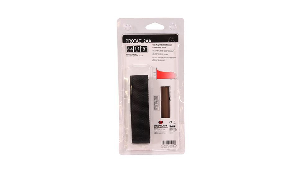 Streamlight ProTac 2AA Tactical Handheld Flashlight w/ 2 AA Alkaline Batteries and Holster, Coyote, 88072