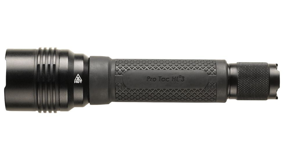 Streamlight ProTac HL 3 Flashlight w/ White LED and 3 CR123A Lithium Batteries, Black 88047