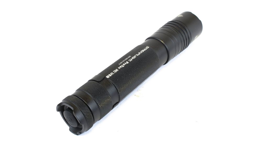 Streamlight ProTac HL USB Rechargeable Tactical Flashlight - 850 Lumens- 120V AC/12V DC, Black 88054