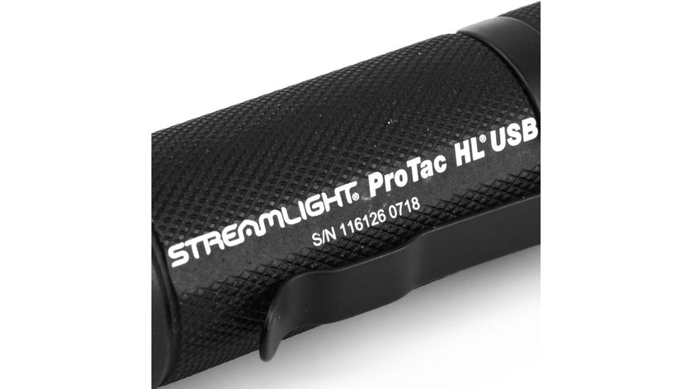 Streamlight ProTac HL USB Rechargeable Tactical Flashlight - 850 Lumens, Black 88052