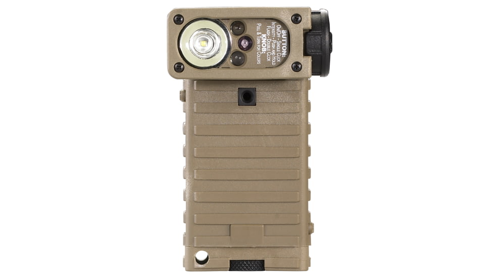 Streamlight Sidewinder Tactical Flashlight, Military Model, Coyote Tan - C4 White, Red, Blue, IR LEDs