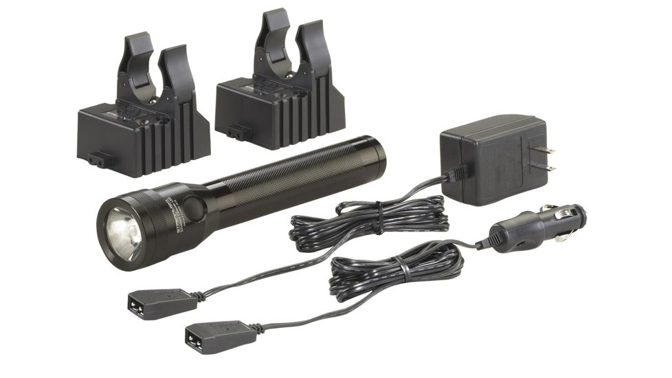 Streamlight Stinger Classic LED Flashlight - 120V AC/DC - 2 Holders, NiCd 75662