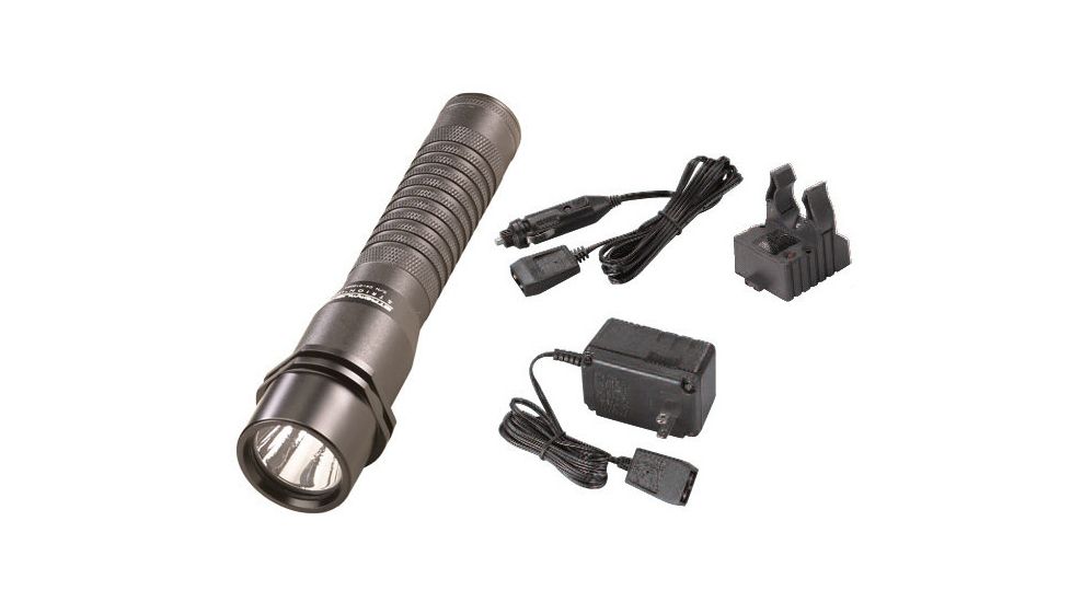 Streamlight Strion C4 LED High Performance Rechargeable Flashlight, with AC-12V DC Charger and 1 Holder