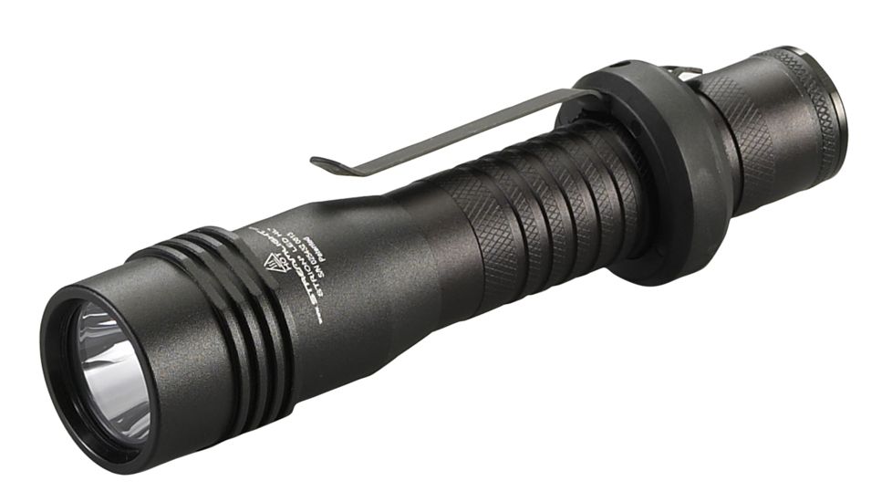 Streamlight Strion Hl Flashlight, Grip, 120V Ac Charge Cord, 12V Dc, 2 Holders, Black, 74510