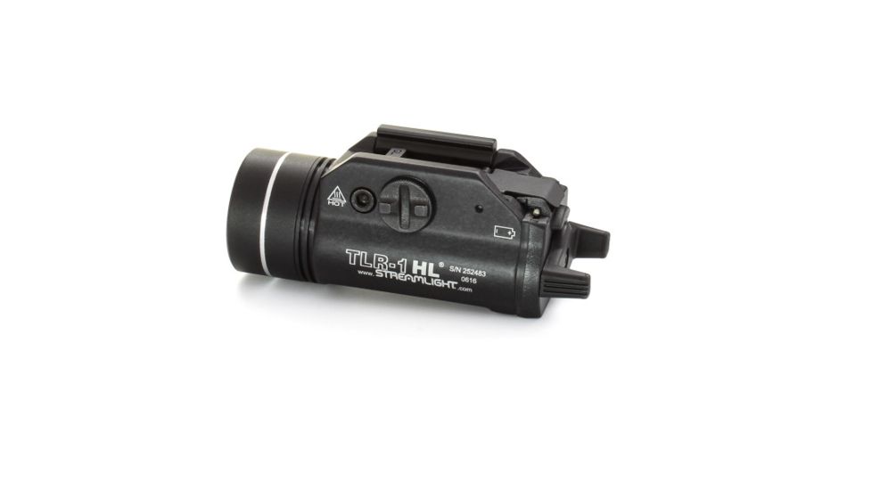 Streamlight TLR-1 HL 1000 Lumen LED Tactical Weapon Light Long Gun Kit, CR123A, White, 1000 Lumens, Black, 69262