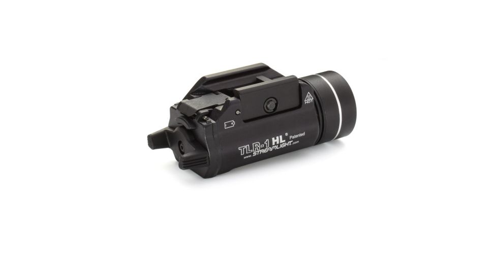 Streamlight TLR-1 HL 1000 Lumen LED Tactical Weapon Light Long Gun Kit, CR123A, White, 1000 Lumens, Black, 69262