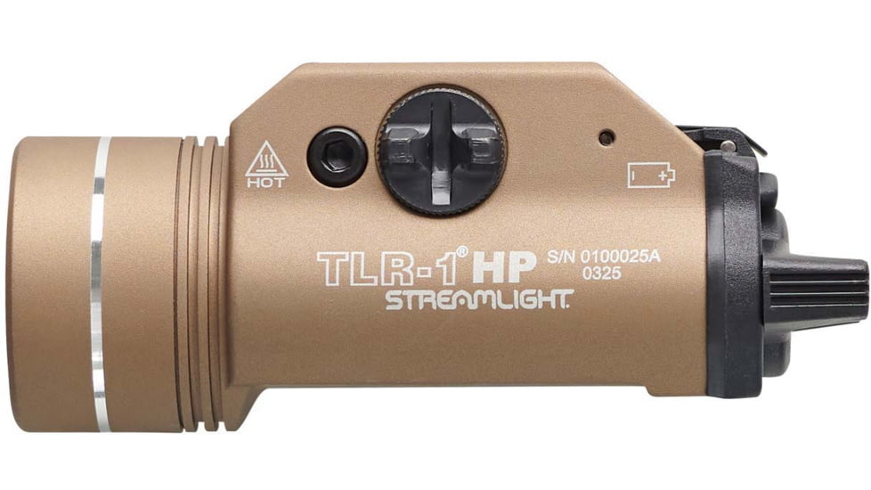 Streamlight TLR-1 HP FDE Aluminum 1000 Lumens Rail Mount Mount, 59151