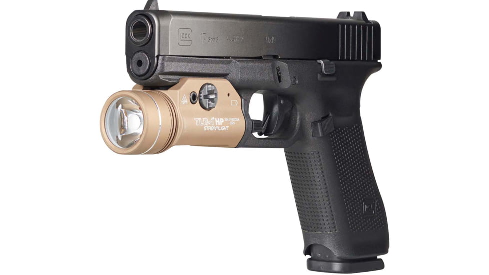 Streamlight TLR-1 HP FDE Aluminum 1000 Lumens Rail Mount Mount, 59151