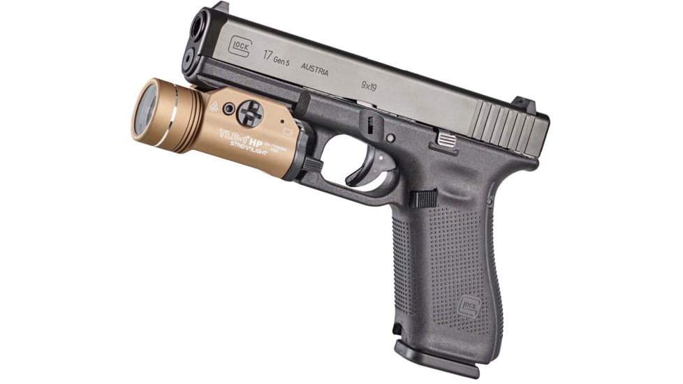 Streamlight TLR-1 HP FDE Aluminum 1000 Lumens Rail Mount Mount, 59151