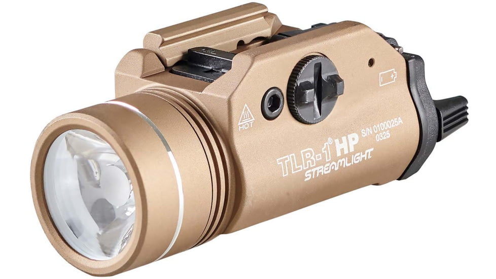 Streamlight TLR-1 HP FDE Aluminum 1000 Lumens Rail Mount Mount, 59151
