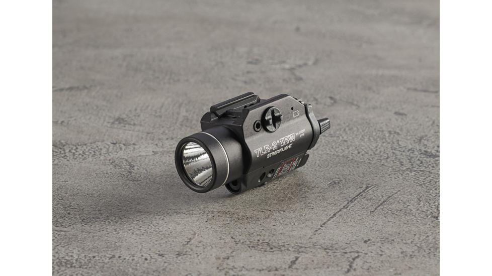 Streamlight TLR-2 IRW Visible White LED and Class I IR Laser w/ Rail Locating Keys For Glock, CR123A, White, 300 Lumens, Black, 69165
