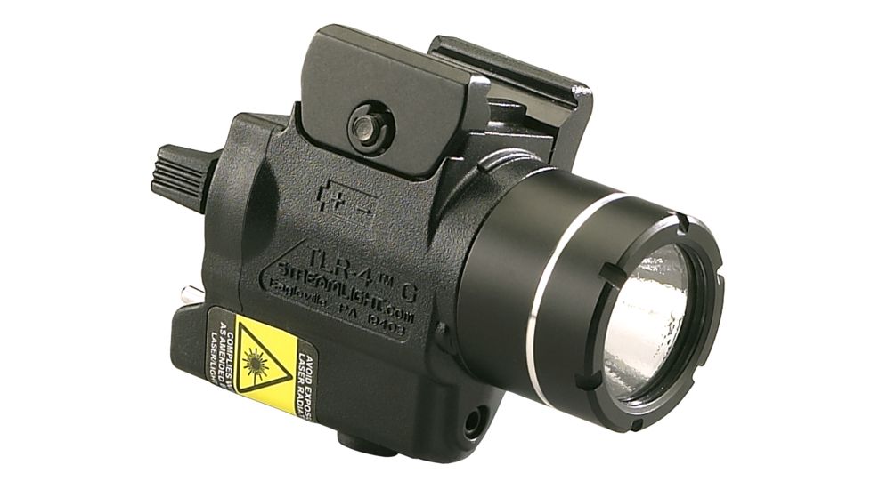 Streamlight TLR-4G Compact Tactical Light, CR2 Lithium Battery, Heckler &amp; Koch USP Compact, 160 Lumens, Black, 69245