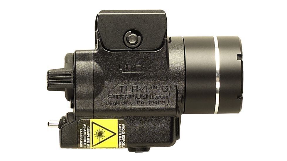 Streamlight TLR-4G Compact Tactical Light, CR2 Lithium Battery, Heckler &amp; Koch USP Compact, 160 Lumens, Black, 69245