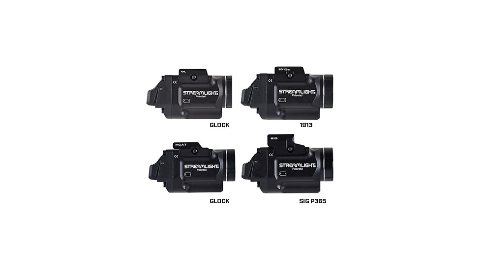 Streamlight TLR-8 G Sub For Glock 43X/48 MOS LED Weapon Light w/ Green Laser, CR123A Lithium, White, 500 Lumens, Black, 69431