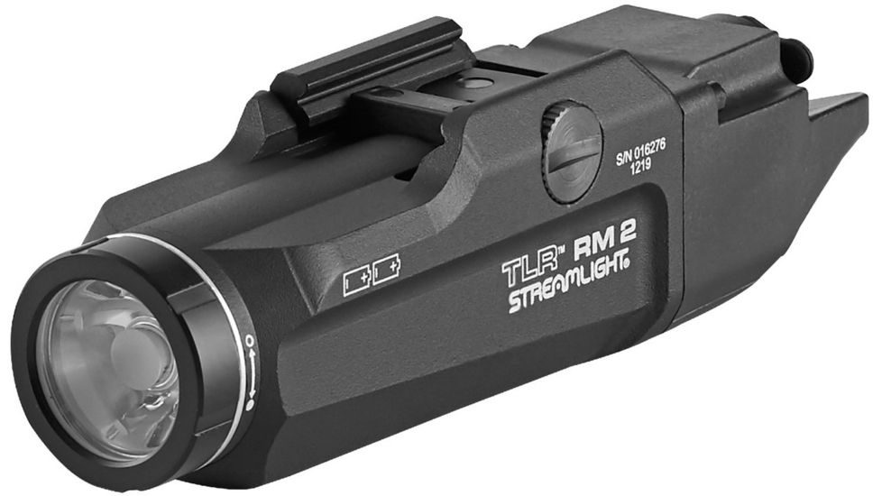 Streamlight TLR Low Profile Lighting System, Gun Light Only, CR123A, White, 1000 Lumens, Black, 69451