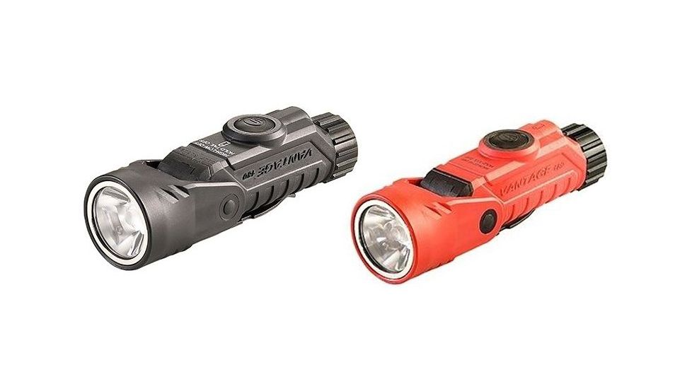 Streamlight Vantage 180 250 Lumen Headlamp w/ White/Blue LED, Black, Orange
