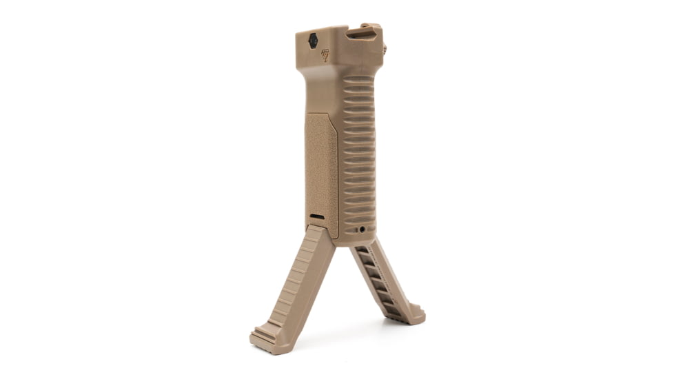 Strike Industries Grip Bipod, Picatinny, FDE, One Size, SI-AR-BIPOD-FDE