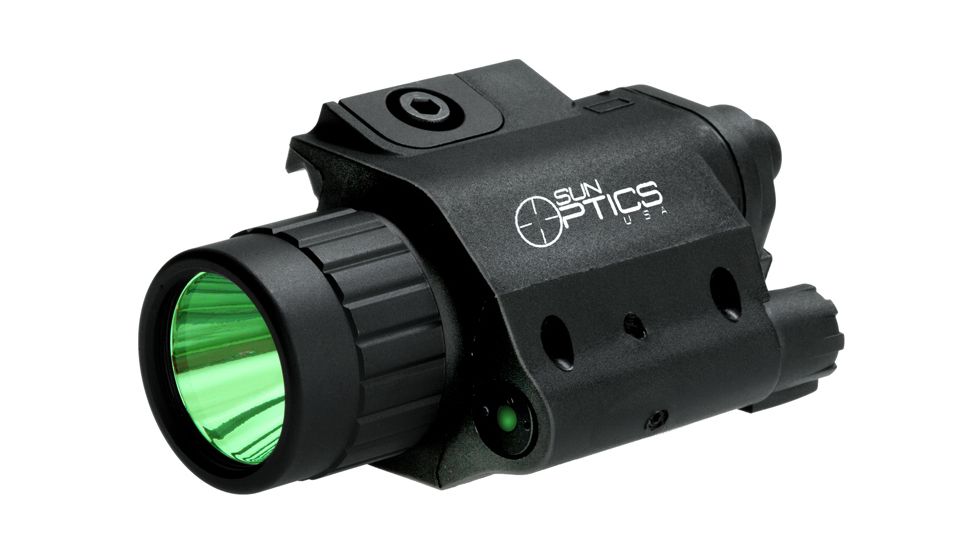 Sun Optics Laser/Light/3WGreen LED 250 Lum/gr. Lsr/Clam CLF-GGC