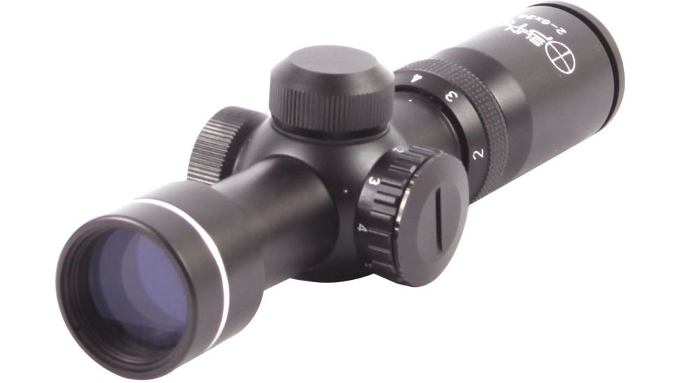 Sun Optics 2-6X28 Compact Rifle Scope, Illuminated Reticle With Rheostat CS24-2628IRC
