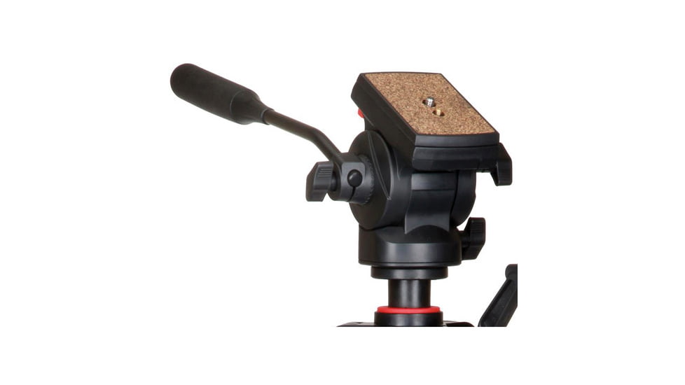 Sunpak Video Pro-M 4 Tripod with Fluid Head, Black, 65, 620-840