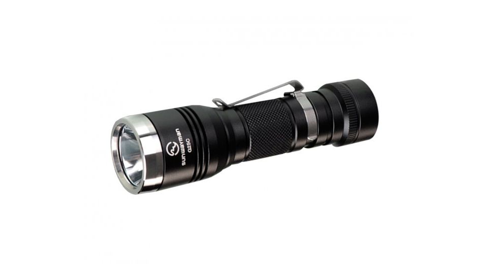 Sunwayman G25C Flashlight, 1000 Lumens, Black SUNWAYMAN-G25C-XM-L2-U2