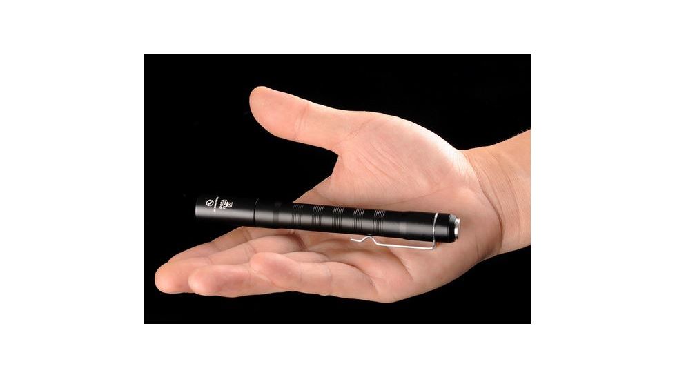 Sunwayman P02A Penlight, w/CREE XQ-E R2 LED, w/ 2xAAA Batteries, Black SUNWAYMAN-P02A-XQE-R2