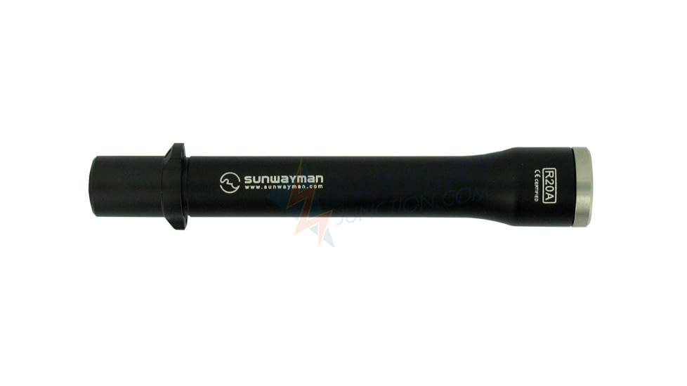 Sunwayman R20A LED Flashlight with 180 Lumen CREE R5 LED - Uses 2xAA in Black SUNWAYMAN-R20A