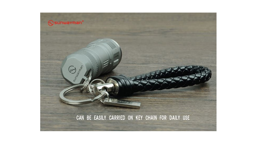 Sunwayman T16R LED Flashlight CREE XM-L2 U3 LED, 380 Lumens, Black SUNWAYMAN-T16R-BLACK