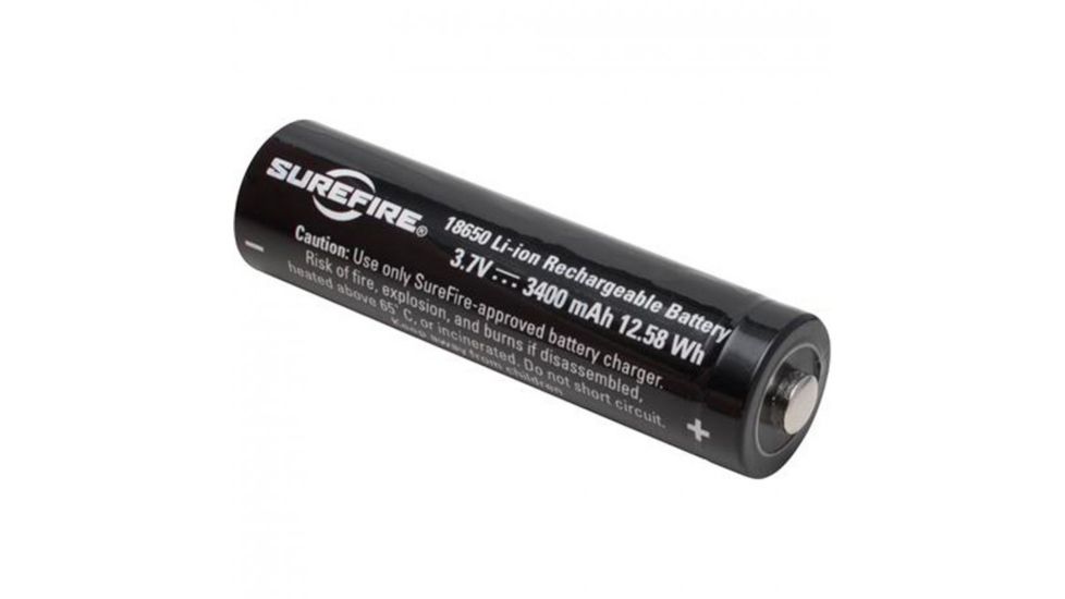 SureFire 18650 Protected Lithium Ion Battery 2.6ah - SF18650