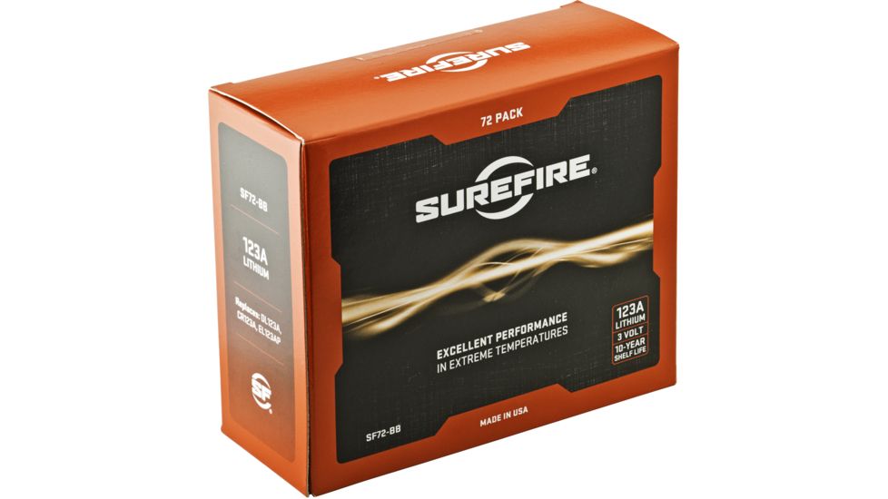 SureFire DEMO, 123A 3 Volt Lithium Battery Box, Pack of 72 SF72-BB-DEMO
