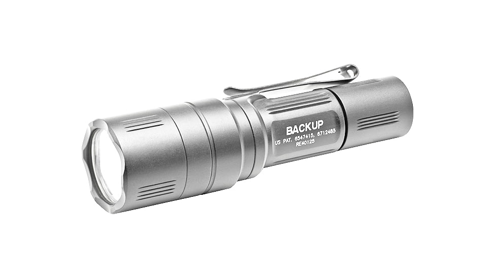 SureFire Fl, EB1C Backup, Led Assembly, Dual Stage 200 / 5 Lu, Click Switch, Silver EB1C-B-SL