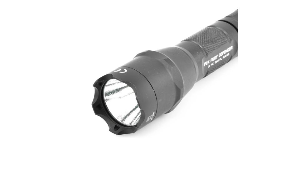 Surefire Fury Defender Single Stage 500 Lumen LED Flashlight w/2 Lithium Batteries P2XD-A-BK
