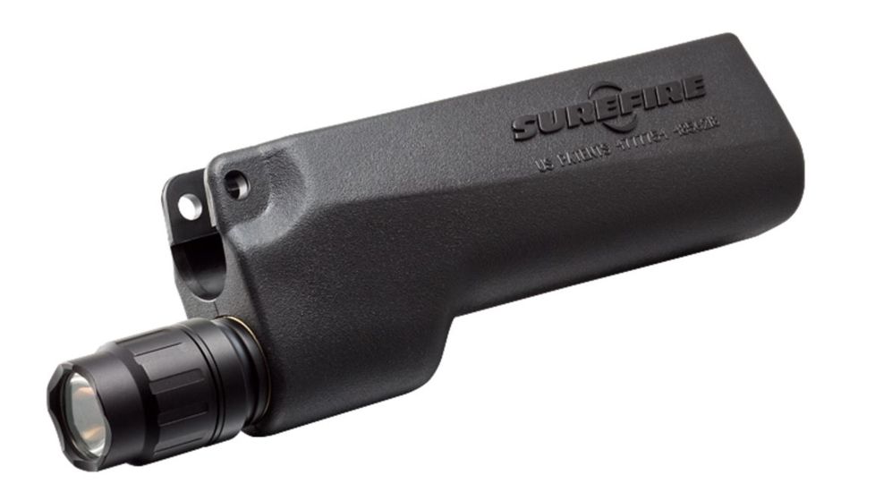 SureFire LED Weapon Light w/1 Switch, CR123A, 300 Lumens, Black, 328LMF-A