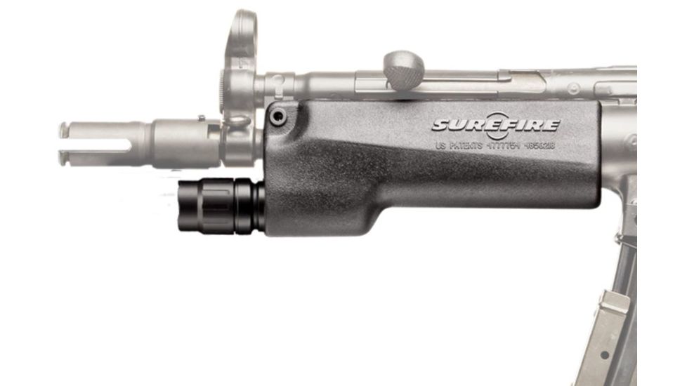 SureFire LED Weapon Light w/1 Switch, CR123A, 300 Lumens, Black, 328LMF-A
