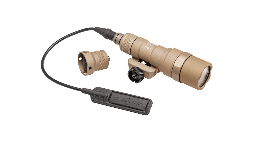 SureFire M300C Mini Scout Light, 3V, 300 Lumens , Includes 7" Tape Switch, Tan M300C-TN