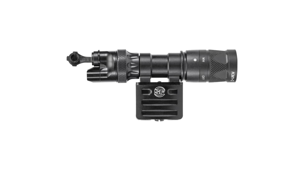 SureFire M313V Scout LED Weapon Lights w/Switch Assembly and Offset Mount, CR123A, White, 250 Lumens, Black, M313V-BK