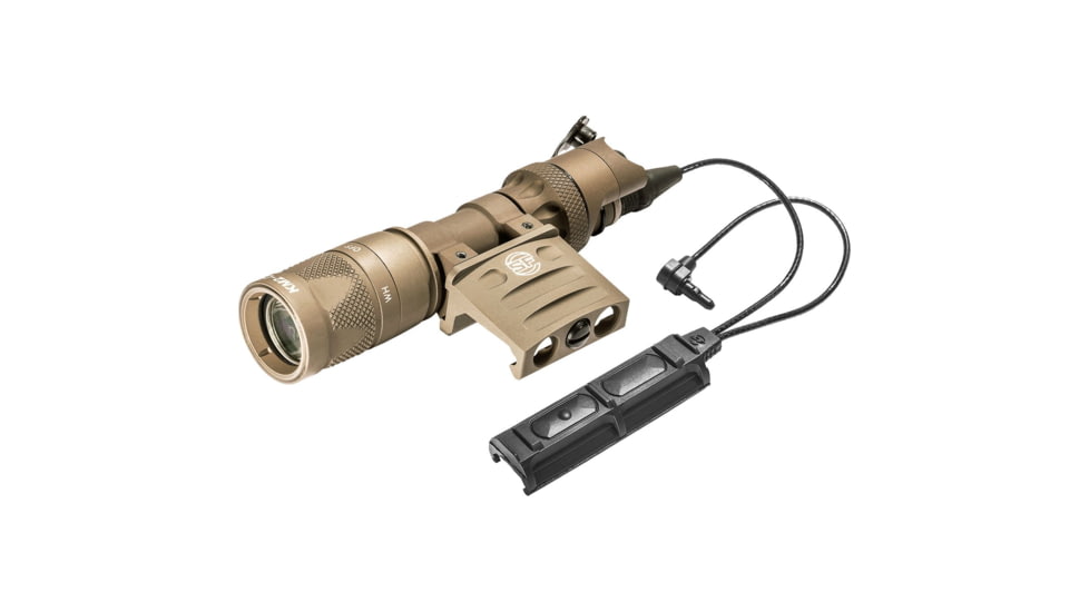 SureFire M313V Scout LED Weapon Lights w/Switch Assembly and Offset Mount, CR123A, White, 250 Lumens, Tan, M313V-TN