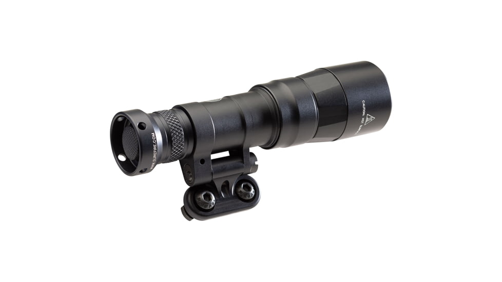 SureFire M340DFT-PRO Turbo Series 18350/123A High Candela 3-Volt Dual Fuel Scout Pro LED Weapon Light, 123A, 550 Lumens, Black, M340DFT-BK-PRO