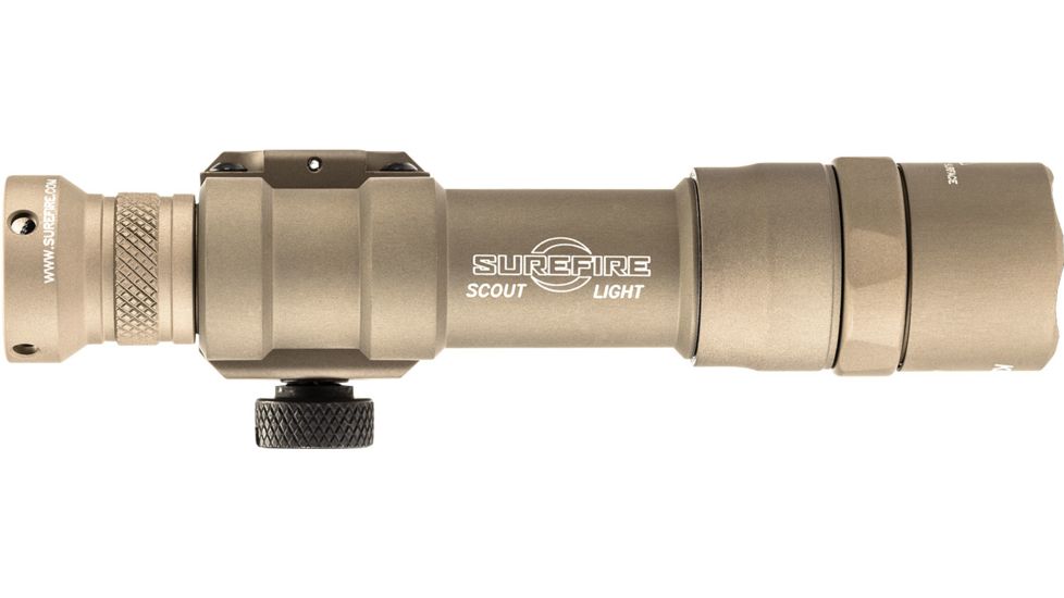 SureFire M600DF Ultra Scout Light, Dual Fuel LED Weapon Light, 1500 Lumens, Tan M600DF-TN