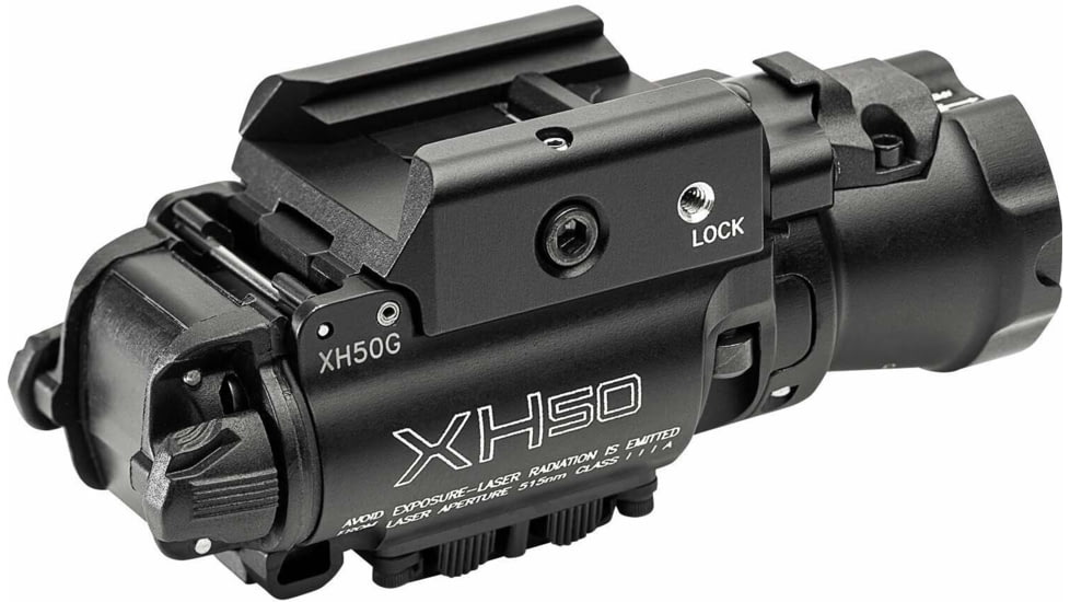 SureFire Masterfire RDH Weaponlight, Black-Green Laser, Anodize, XH50G