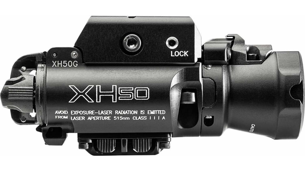 SureFire Masterfire RDH Weaponlight, Black-Green Laser, Anodize, XH50G