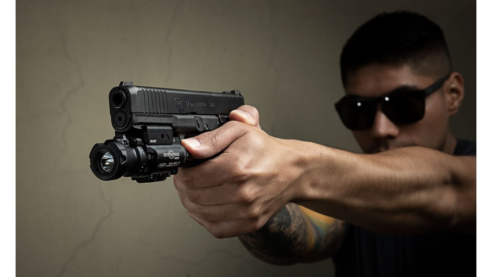 SureFire Masterfire RDH Weaponlight, Black-Green Laser, Anodize, XH50G