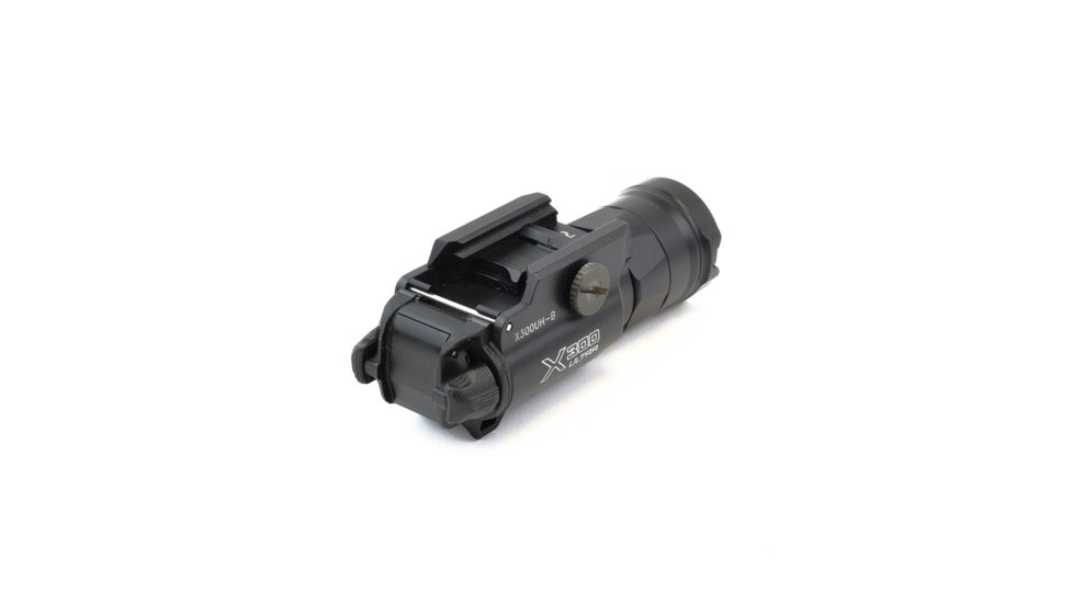SureFire MasterFire X300 Ultra Weapon Light, 6V, Universal/Picatinny Thumb Screw Rail Mount, 600 Lumens, Z-Xbc Push/Toggle Switch, Black, X300UH-B