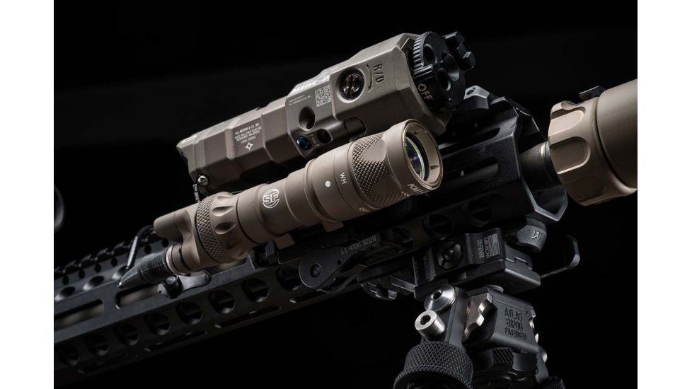 SureFire Scout Weapon Light, CR123A, White, 250 Lumens, Black, M312V-TN