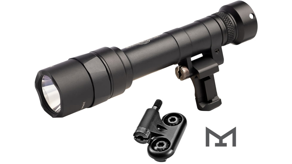 SureFire M640T Turbo Scout Light Pro 700 Lumens LED Weapon Light, Lithium Metal, CR123A, Black, M640T-BK-PRO